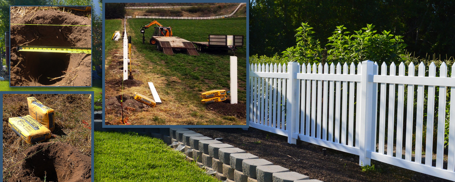 Wide Hole, More Concrete, Saves Time, Beautiful Fence