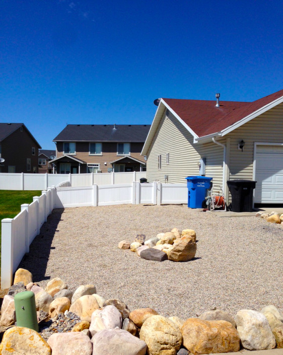 Privacy Fence Stone Yard